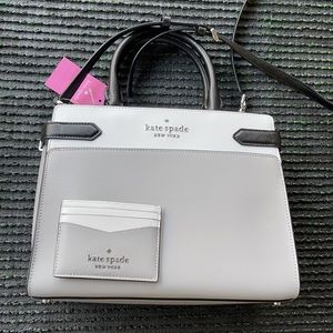 Kate Spade Staci Colorblock Medium Satchel & Staci Small Slim Card Holder